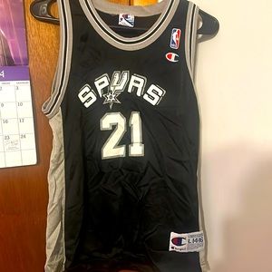 Tim Duncan Spurs jersey